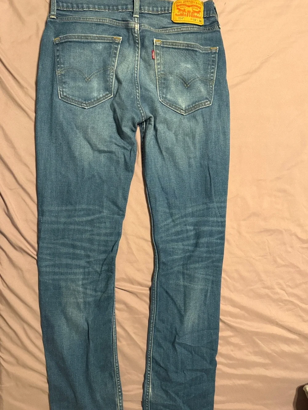 Levi's Slim Straight Blue Washed Jeans